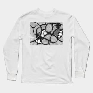 Abstract Black rings Long Sleeve T-Shirt